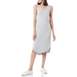 Daily Ritual Women's Jersey Standard-Fit Sleeveless V-Neck Midi Dress